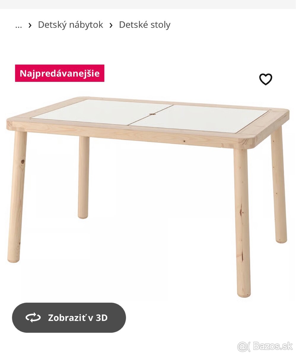 Detsky ikea stolik - 3