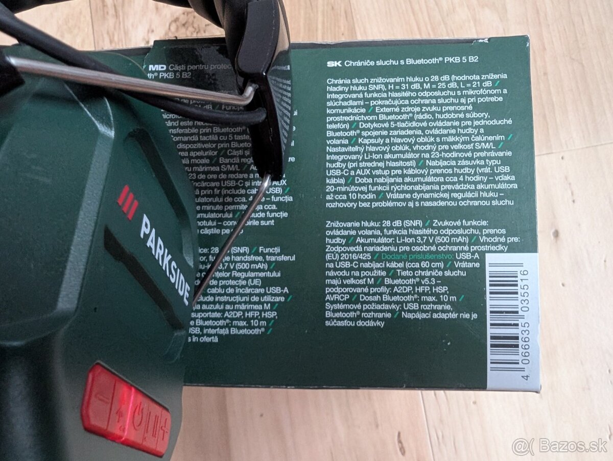 Bluetooth chrániče sluchu PKB 5 B2 - 3