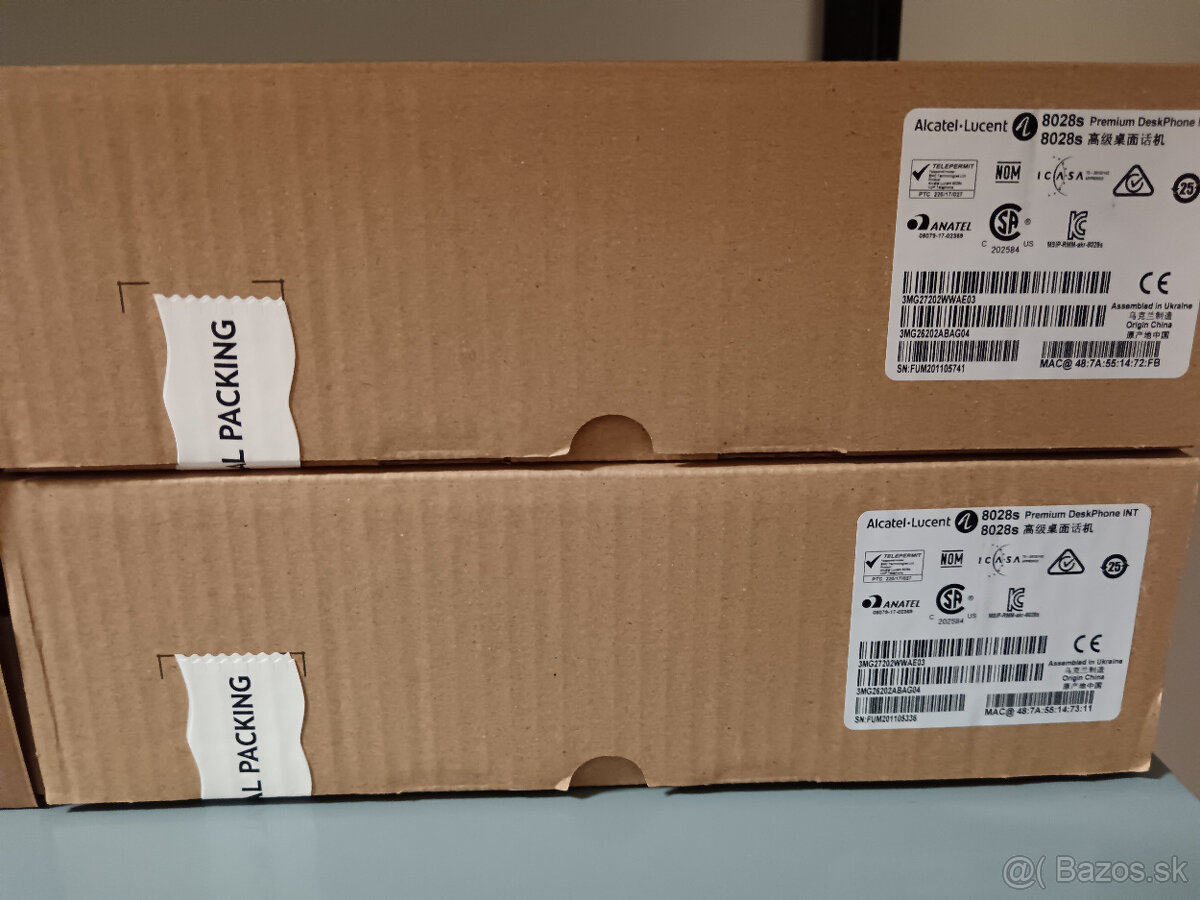 Predám 4ks IP telefóny: Alcatel 8008G a 8028s - 3