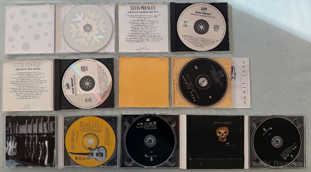 Cdčka Elvis,Apocalyptica,Paul Simon a Joe Satriani - 3