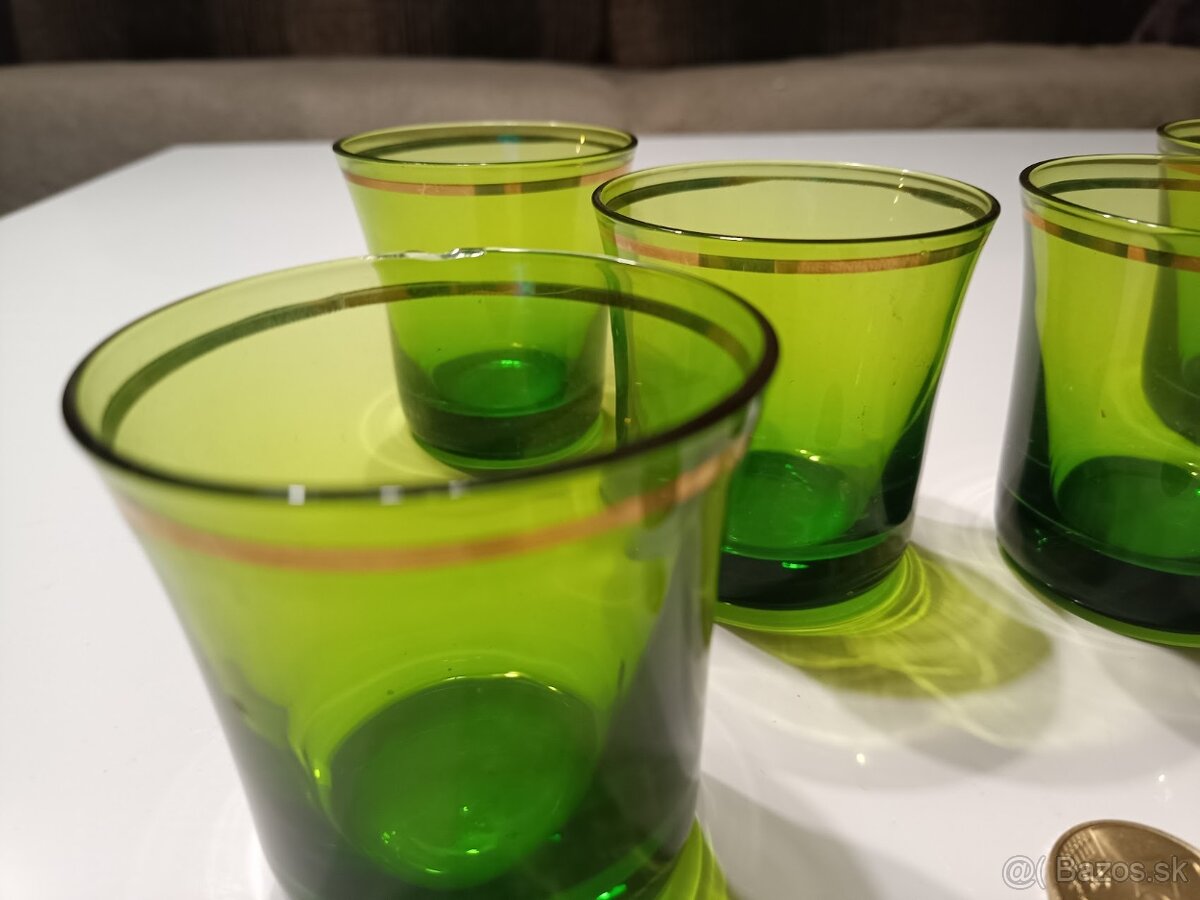 Zelené poháre sada 6ks - 3