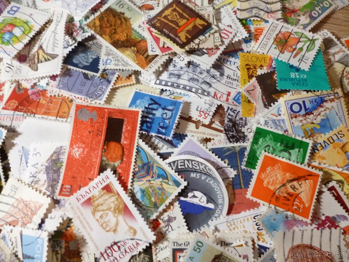 znamky mix 890ks - 3