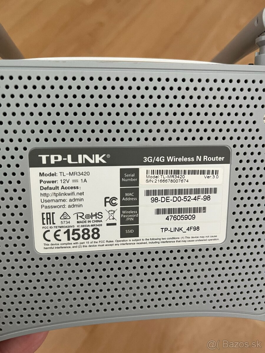 Predám TP-LINK Wireless Router - 3