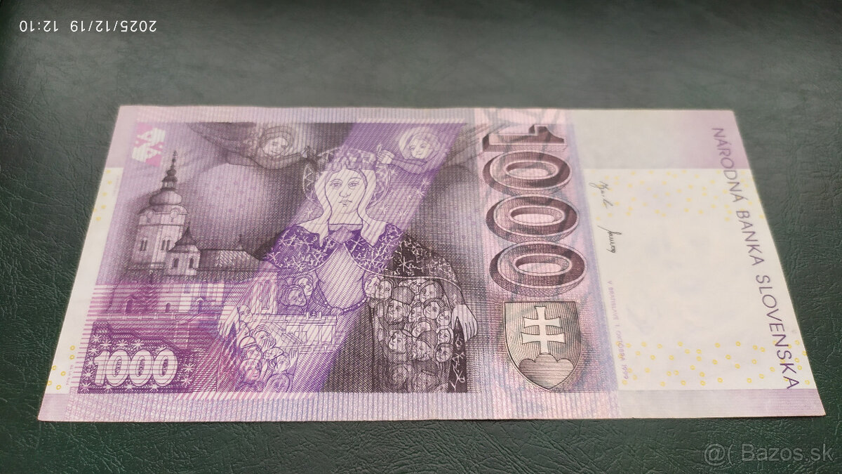 Bankovky 1000 Sk, 4 rôzne ročníky - 3