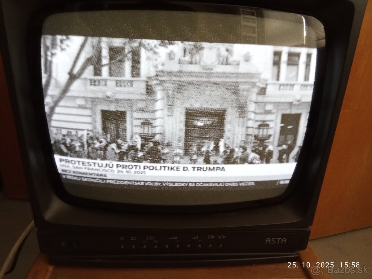 Predám - ČB televízor ASTA 12 / 220 V - 3