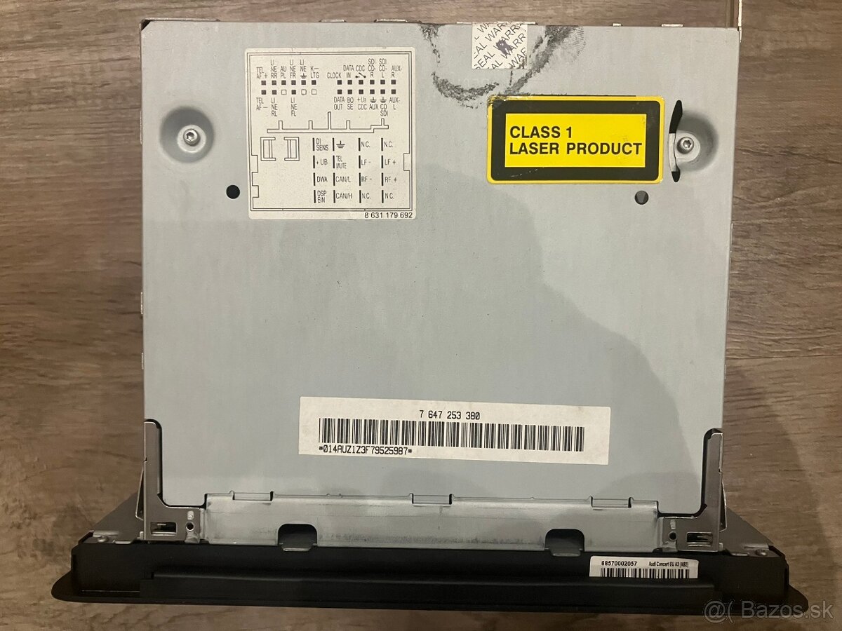 autoradio blaupunkt do audi a3 sportback 2007 - 3