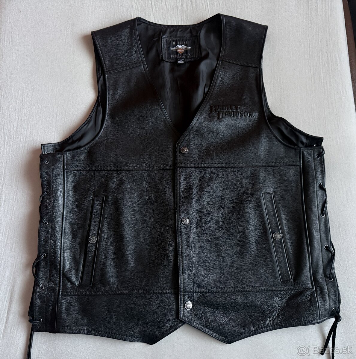 HARLEY DAVIDSON® kožená vesta 2XL - 3