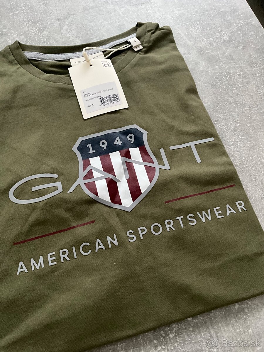 Pánske tričko GANT NOVÉ - 3