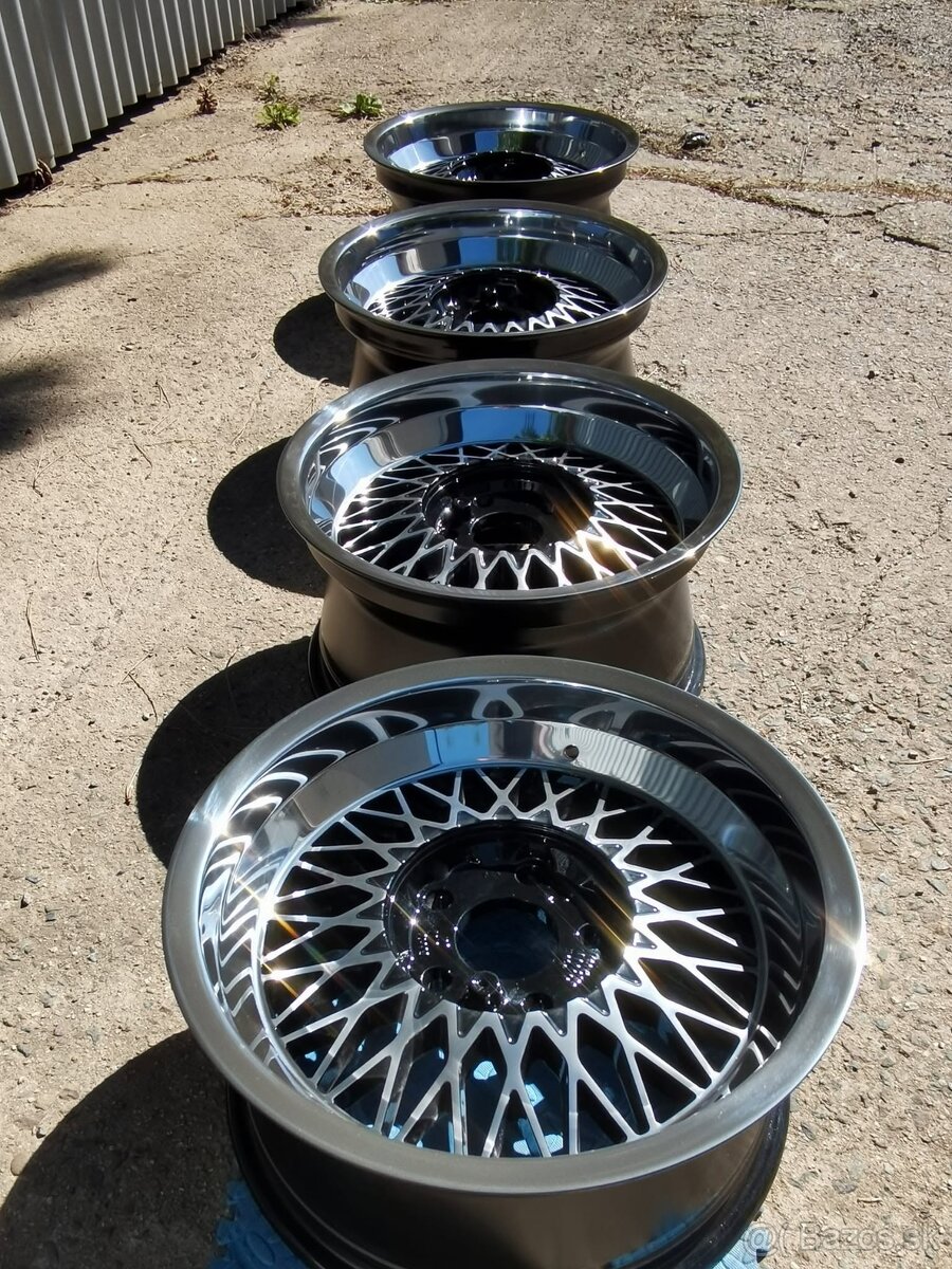 Remotec 16" 5x120 Bmw e9 e12 e23 e24 e28 e32 e34 cerna/lesk - 3