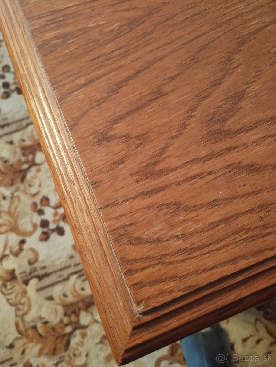 Stolik skrinka na kolieskach, komoda rustikal - 3