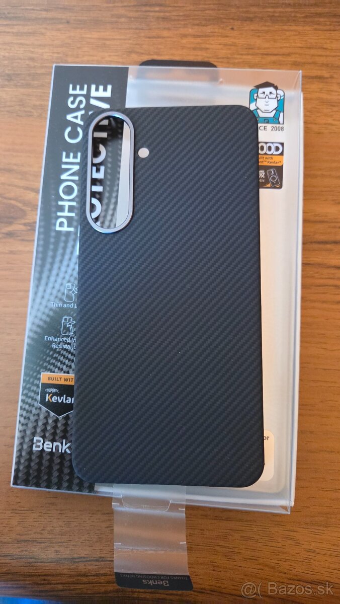 Zadný kryt Magnetic Armor Air Kevlar 600D pre Samsung S24 + - 3