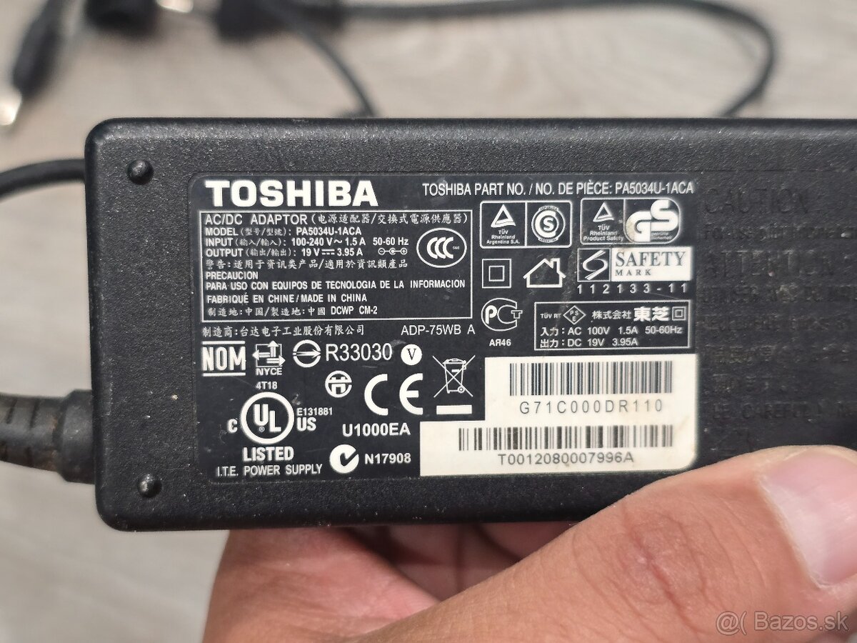 nabijacka na HP a na Toshibu 15e/ks - 3