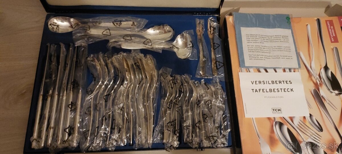 Elegantná postriebrená súprava príboru - 35 ks - 3