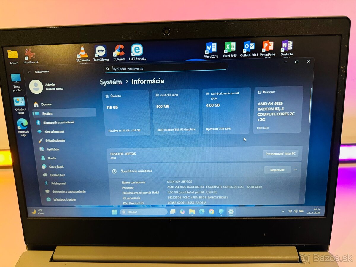 Notebook LENOVO IdeaPad S145 - 3