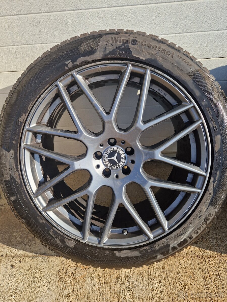 Sada 22" Mercedes disky + zimní pneu Continental WinterCont - 3