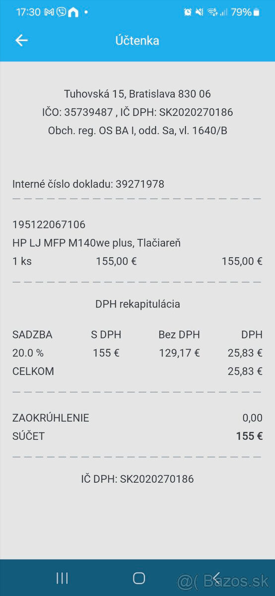 Tlačiareň HP 140we - 3