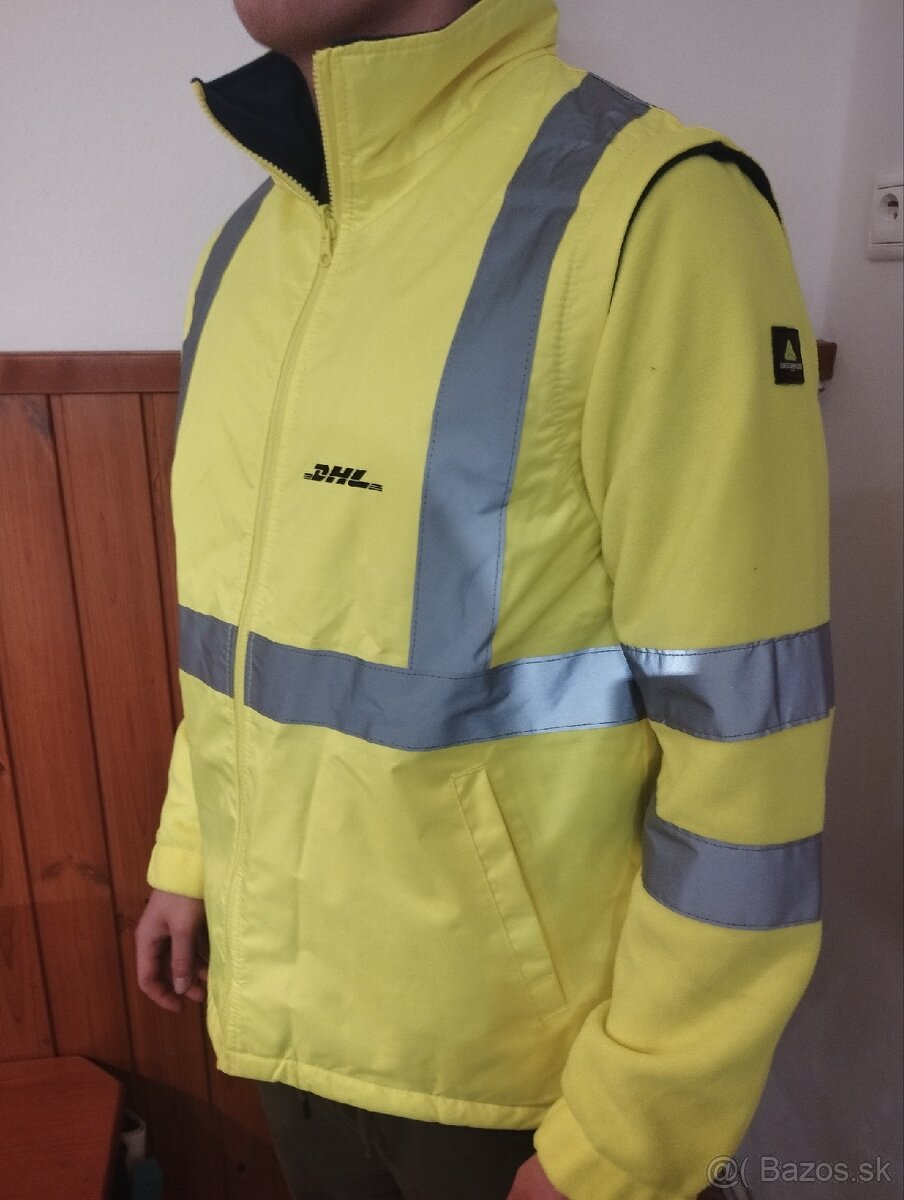 Pracovná bunda deltaplus s DHL logom - 3