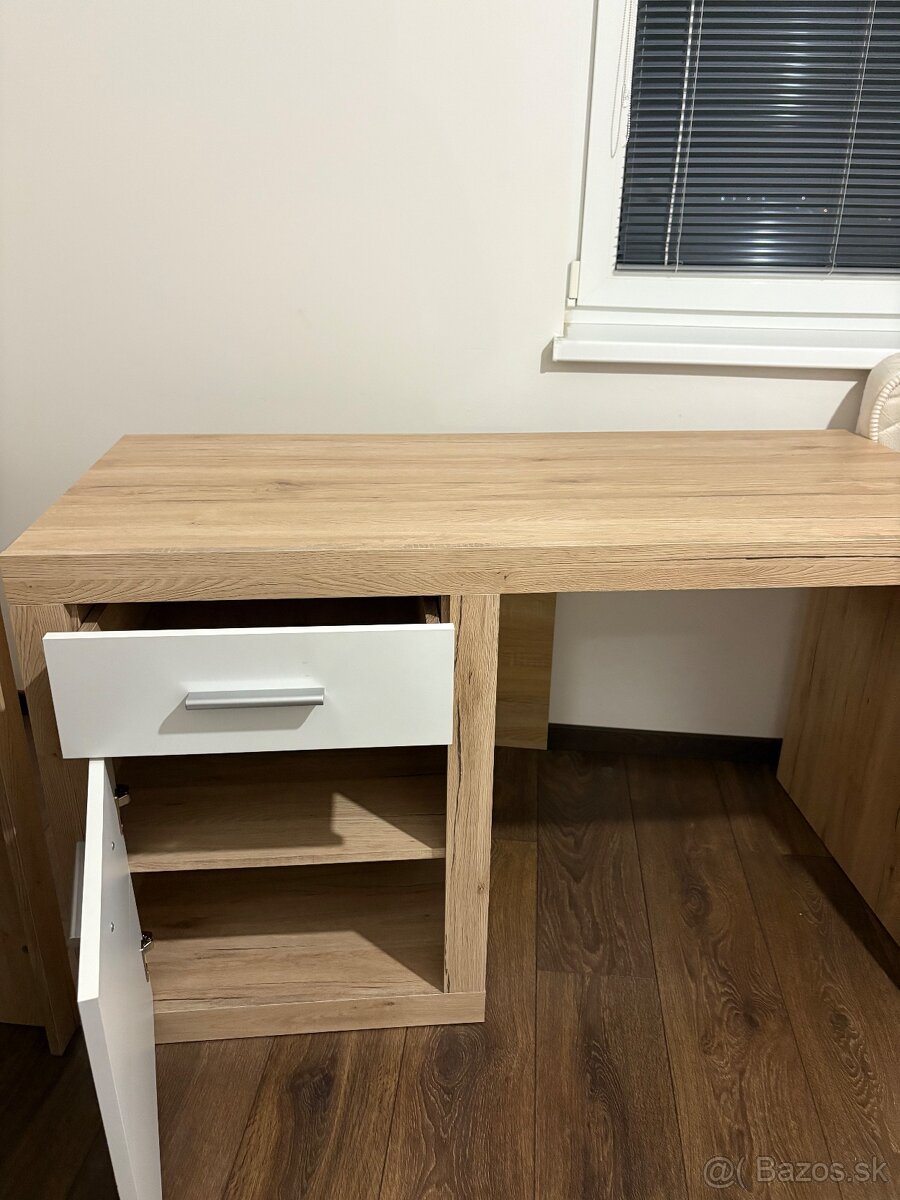 2x kancelársky stôl so šuflíkmi - 3