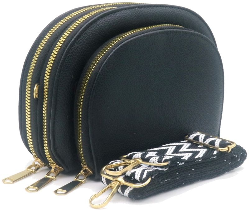 Čierna crossbody kabelka - 3