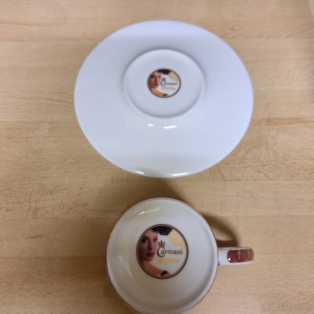 Porcelánová salka s podsalkou - 3