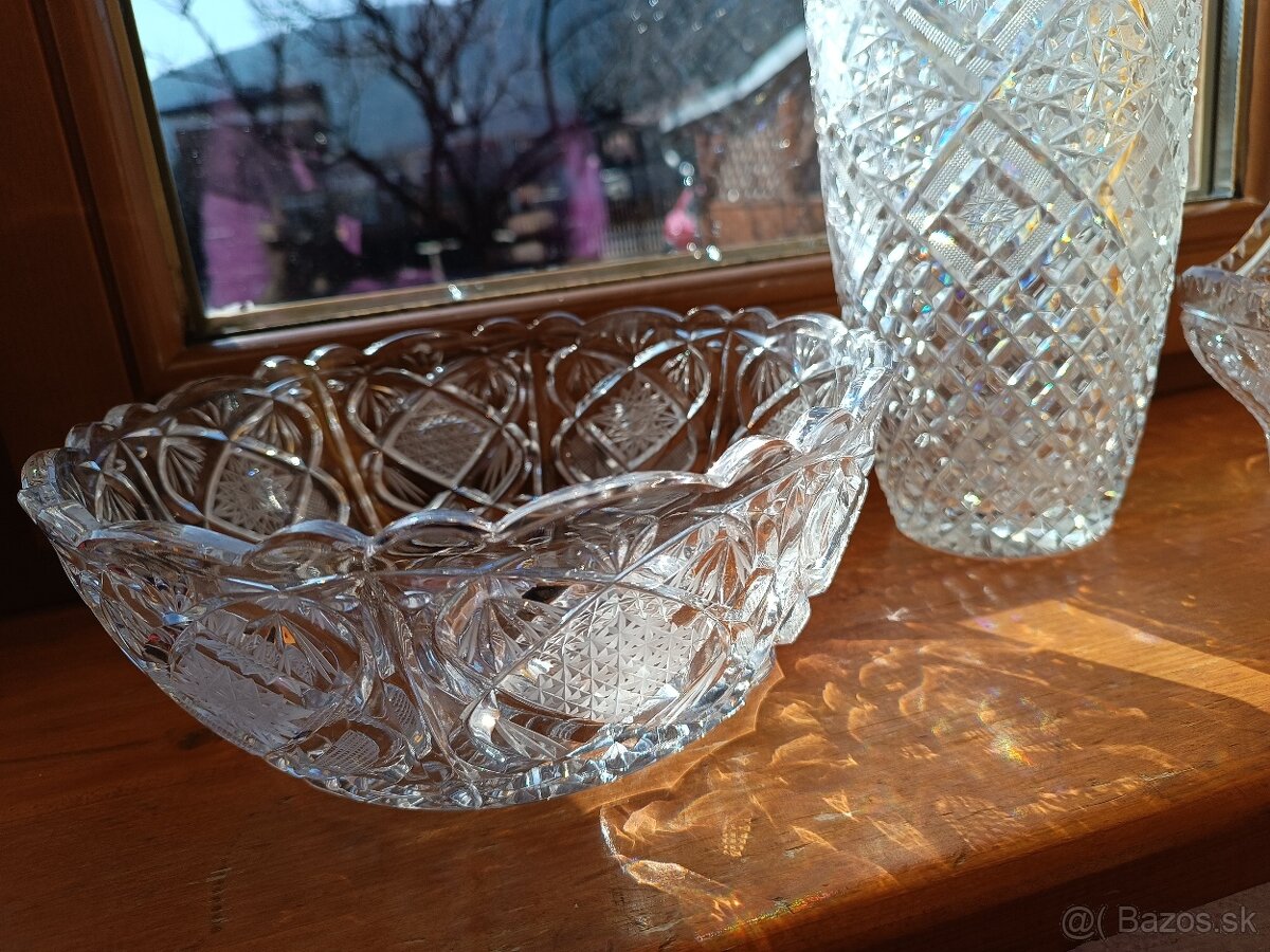 Sada z brúseného skla - 3