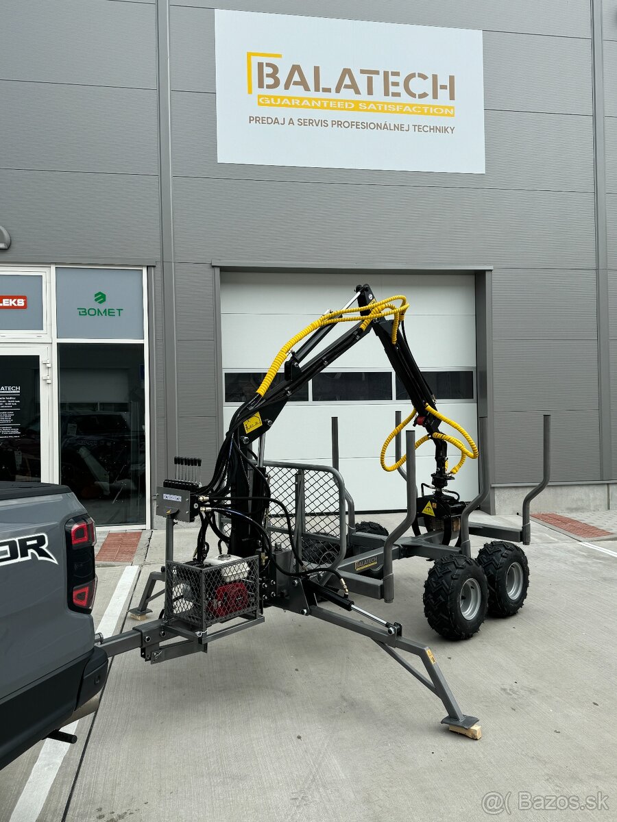 Vývozka - príves na drevo JANSEN HRW-30 3T - 3