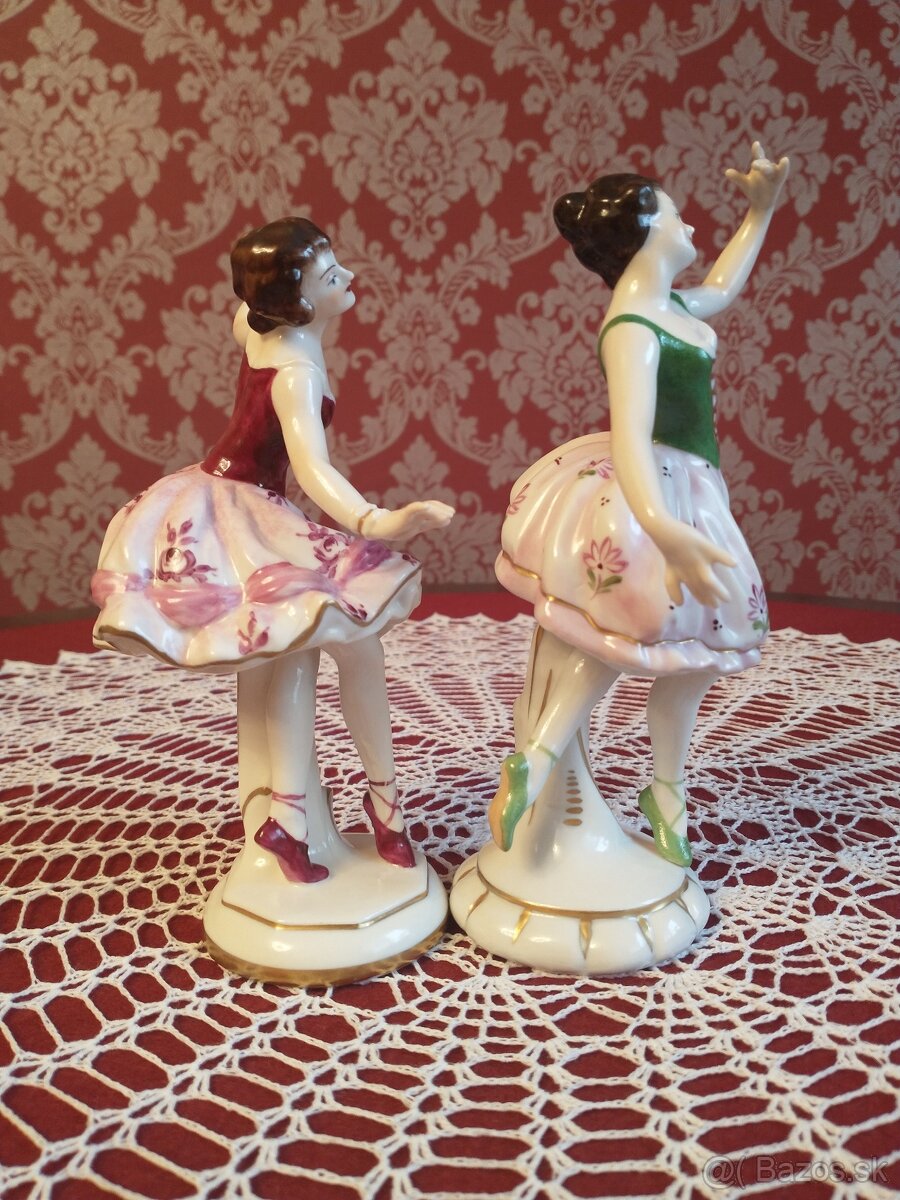 Porcelánové baletky Volkstedt - 3