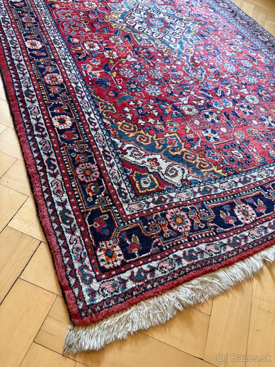 Kvalitný ručne viazaný koberec, vlna, 177x110, top stav - 3