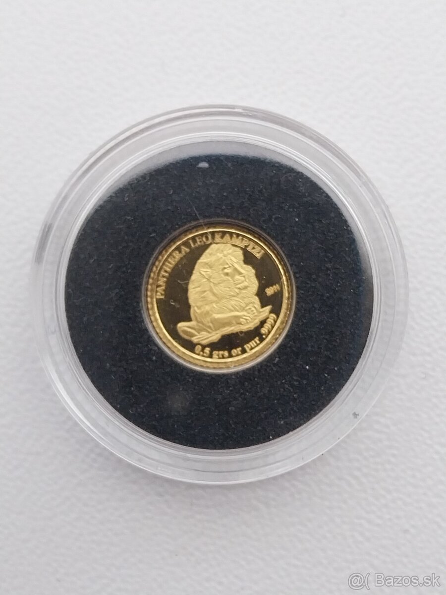 Zlaté investičné 0,5 gramove mince - 3