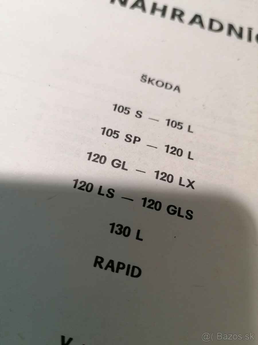 Škoda 105,120,130,RAPID - 3