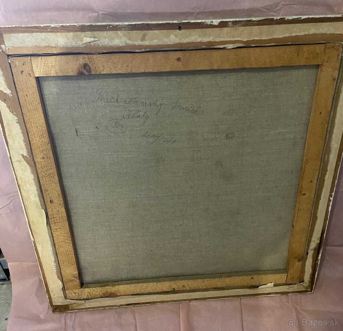 Maľovaný obraz, srnec na lúke - 3