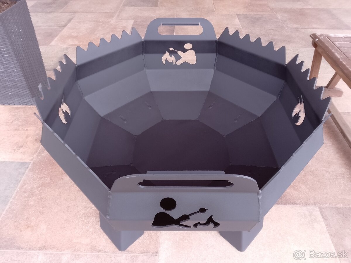 Záhradné Ohnisko kvalitné 4MM hrubka - 3