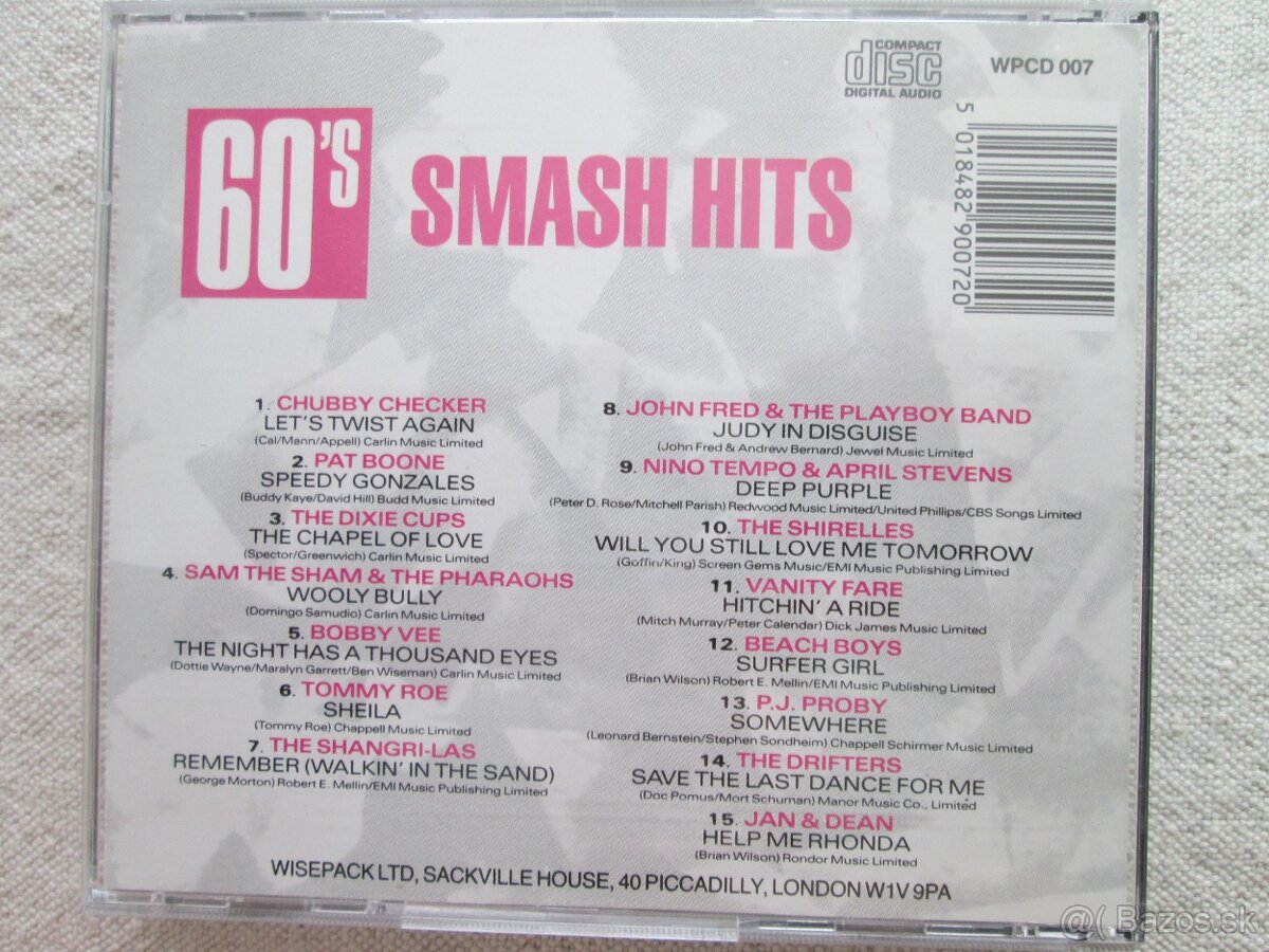 oldies pop & rock : compilations (výbery). 20 cd Hits - 3