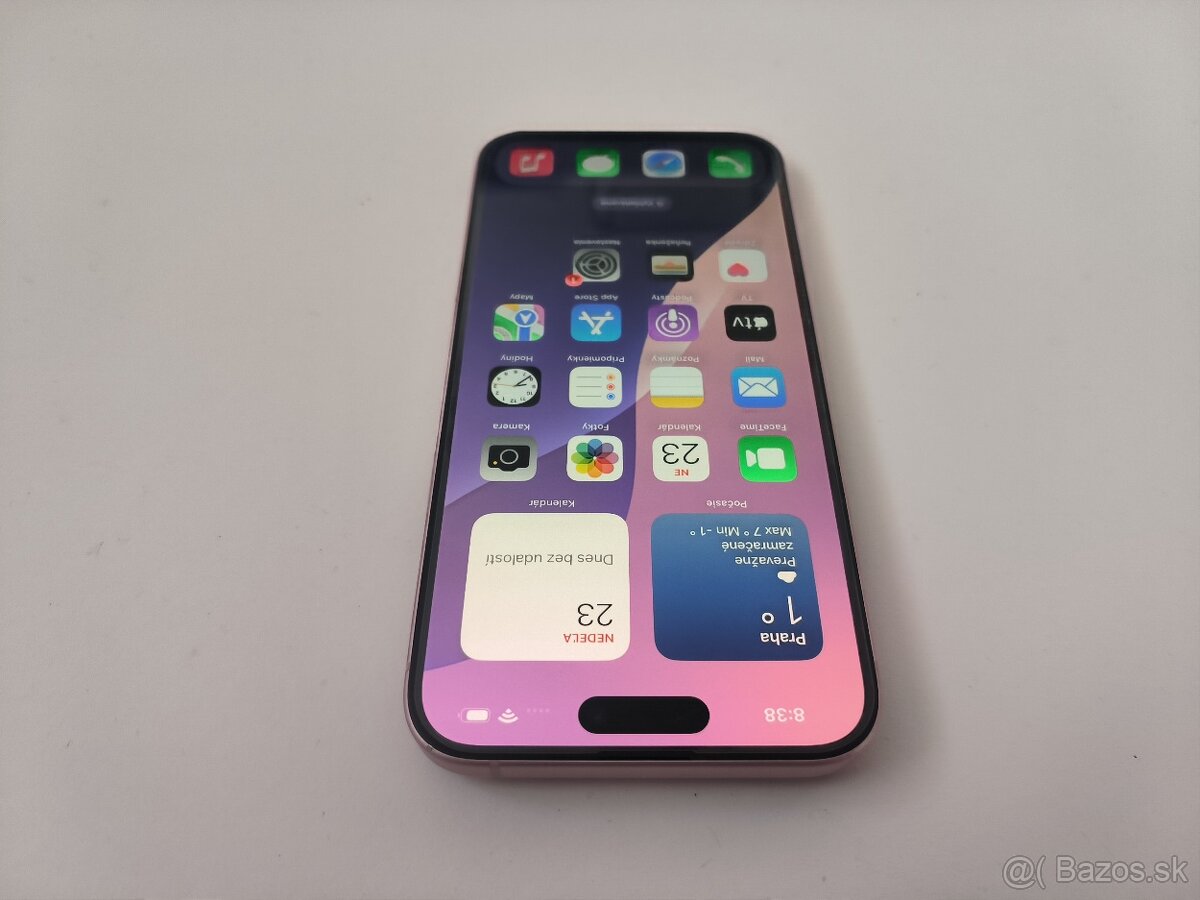 apple iphone 15 128gb Pink / Batéria 89% - 3