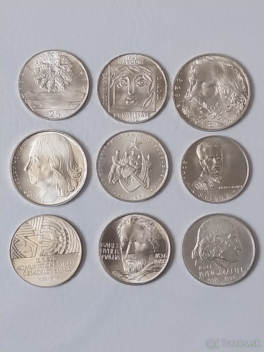 Československe strieborne mince - 3