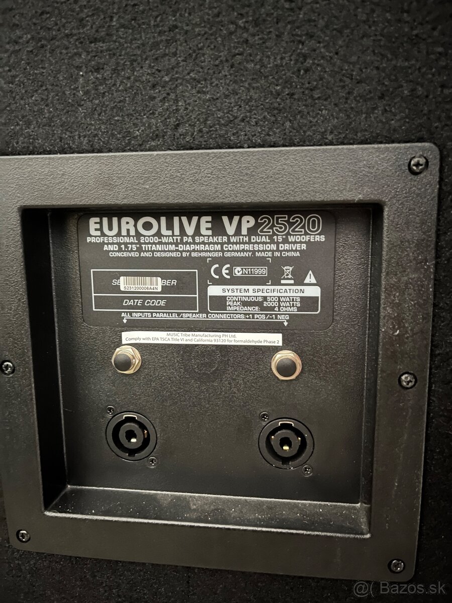 Predám kompletný PA set up - 3