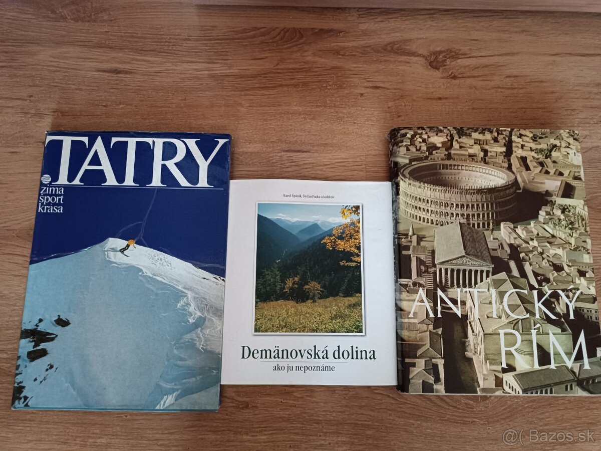 Knihy Tatry, Liptovská Mara, Chočské vrchy, Řím - 3