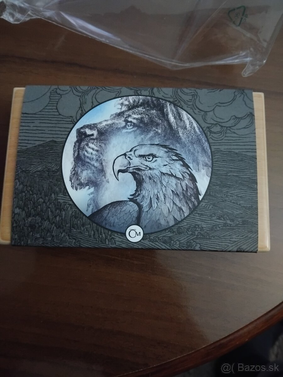 Sada investičných strieborných mincí český lev a slovenský o - 3