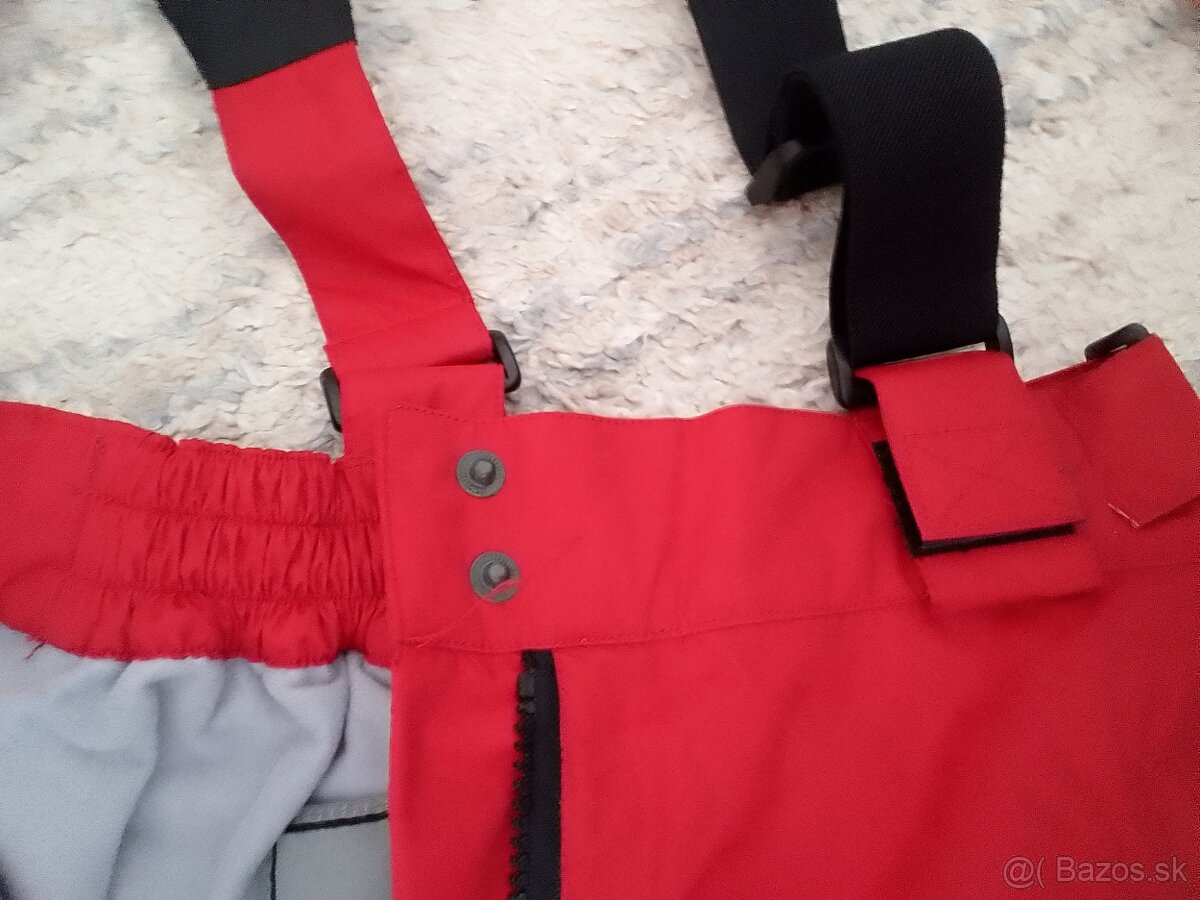 Lyžiarske nohavice červené - 3