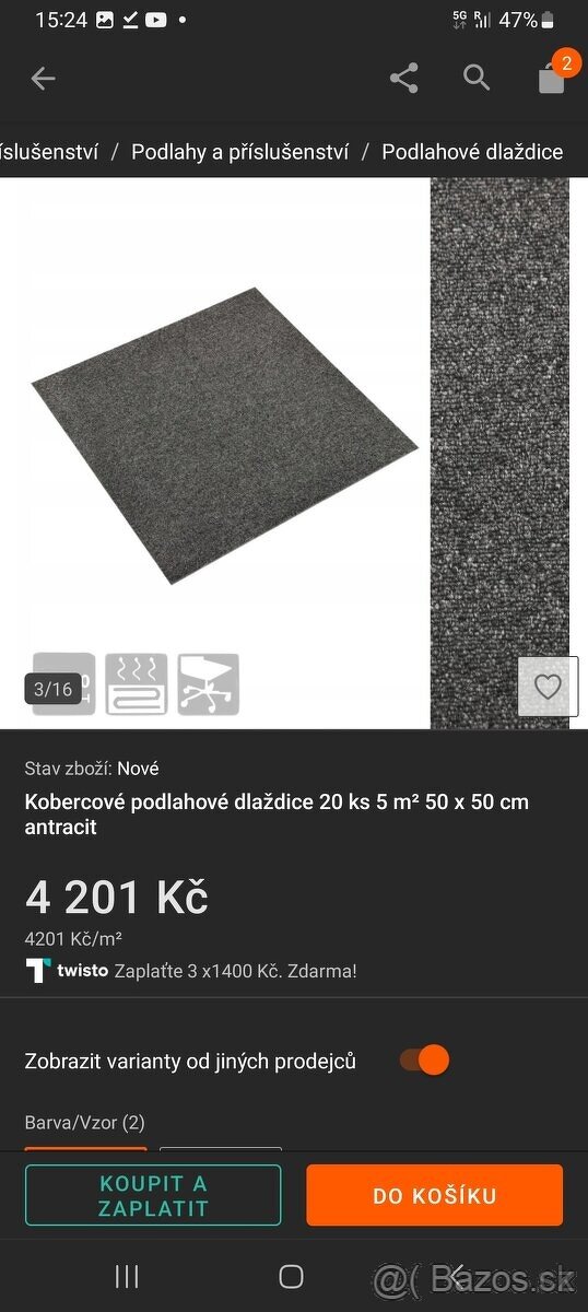 koberec , kobercové čtverce - 3