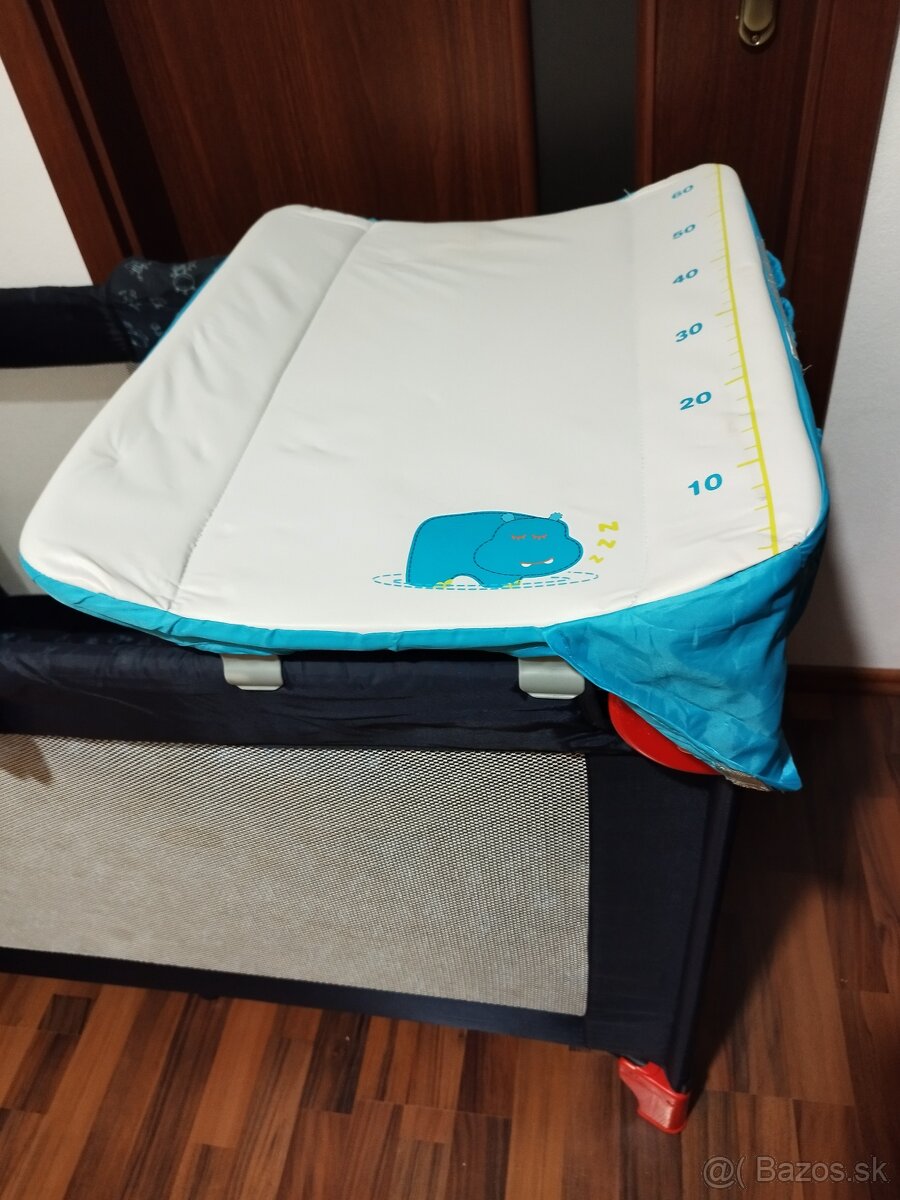 Detská cestovná postieľka + prebaľovacia podložka - 3