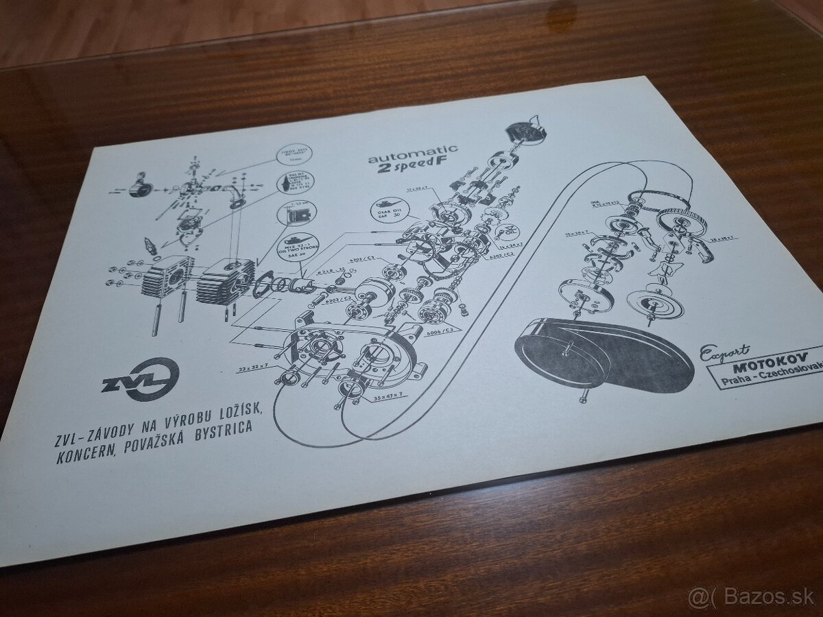 Plagát motora Babeta 210 - 3