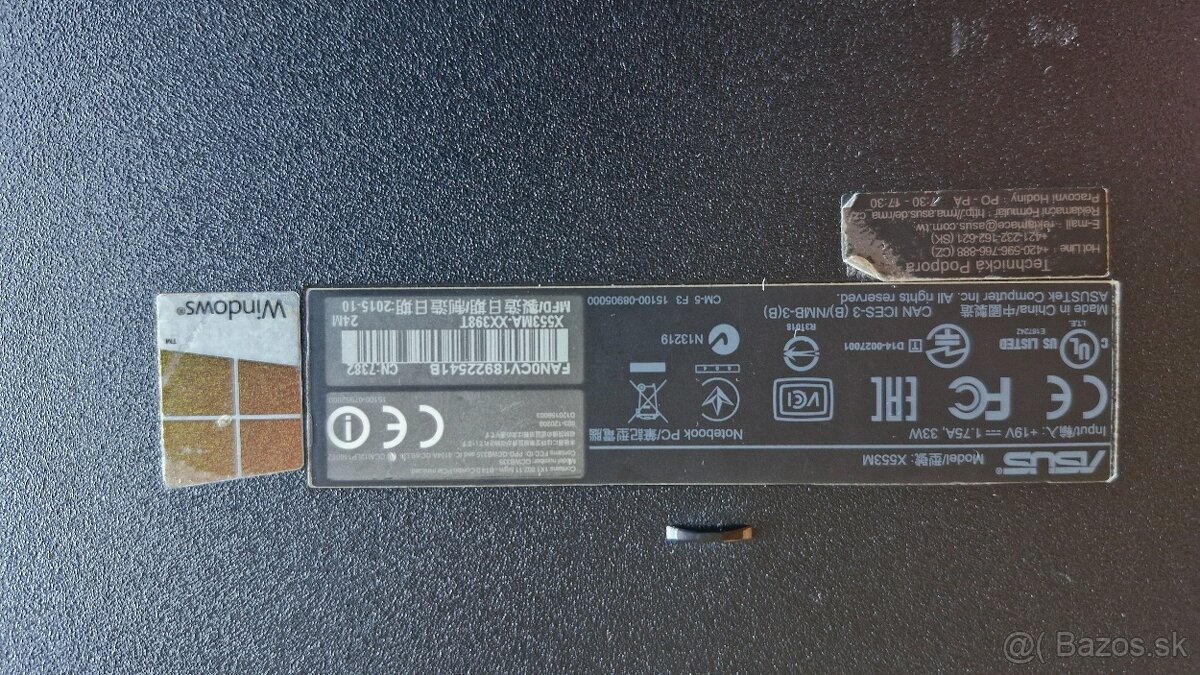 Notebook ASUS X553MA / 8GB RAM / 250GB SSD - 3