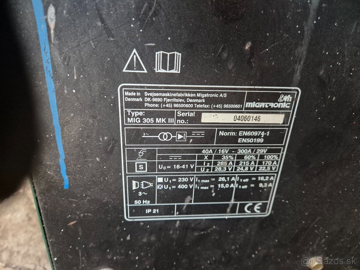 Co2 zváračka Migatronic - 3