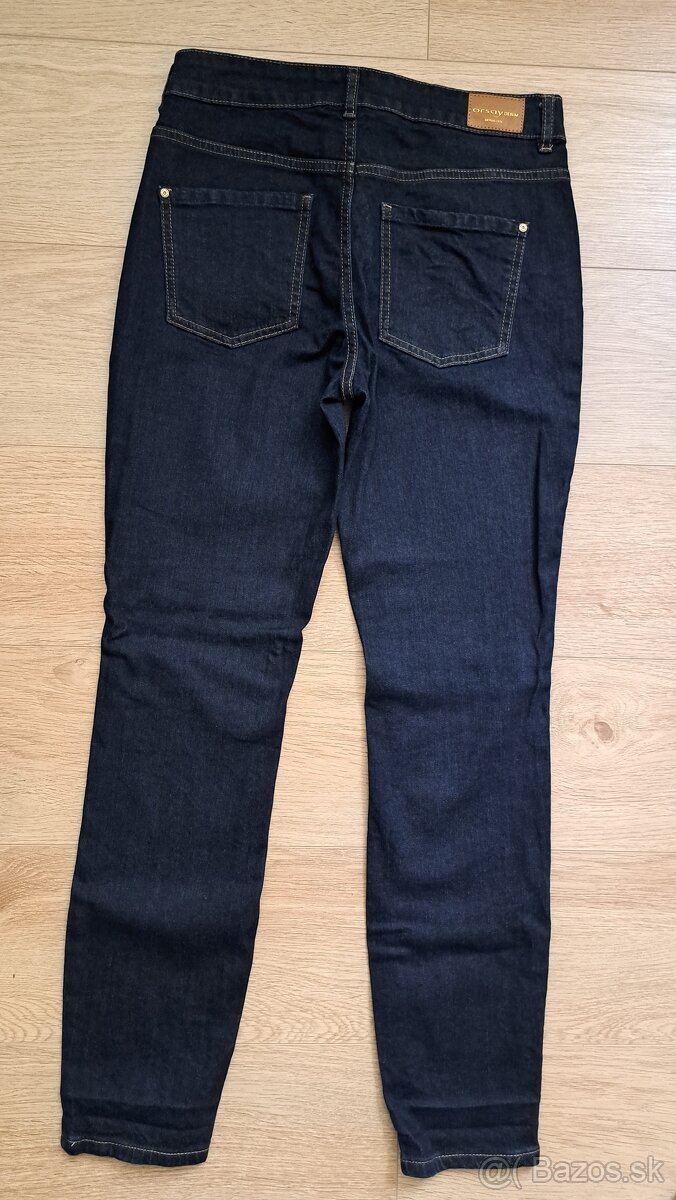 Tmavomodré dámske džínsy skinny 38 - 3
