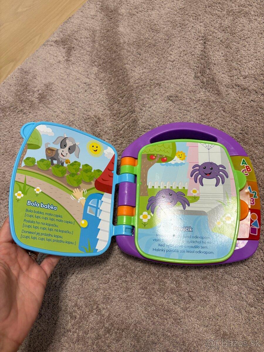 Zvukova knizka - kniha riekniek fisher price - 3