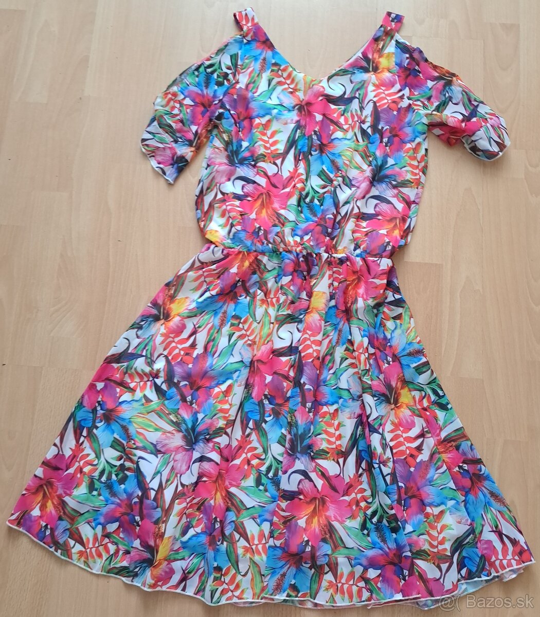 dámske letné šaty s kvetmi , v. 36, NOVÉ - 3