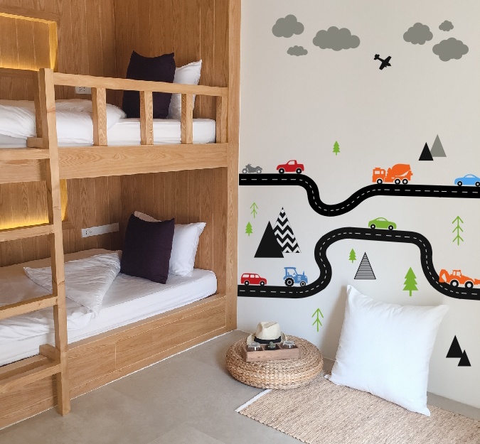 Nálepky na stenu - Detské - 3