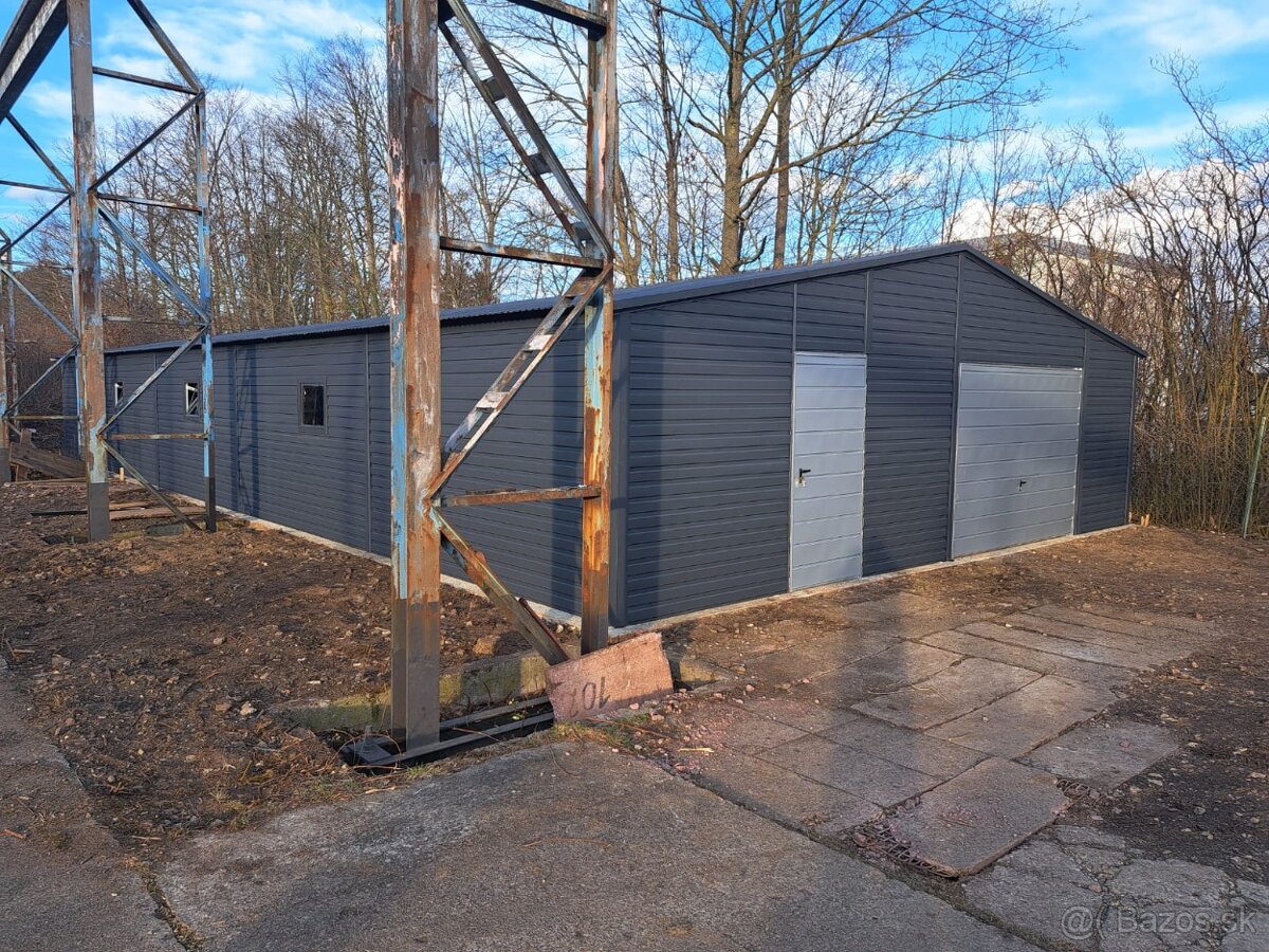 Plechová hala 9x20m - 3