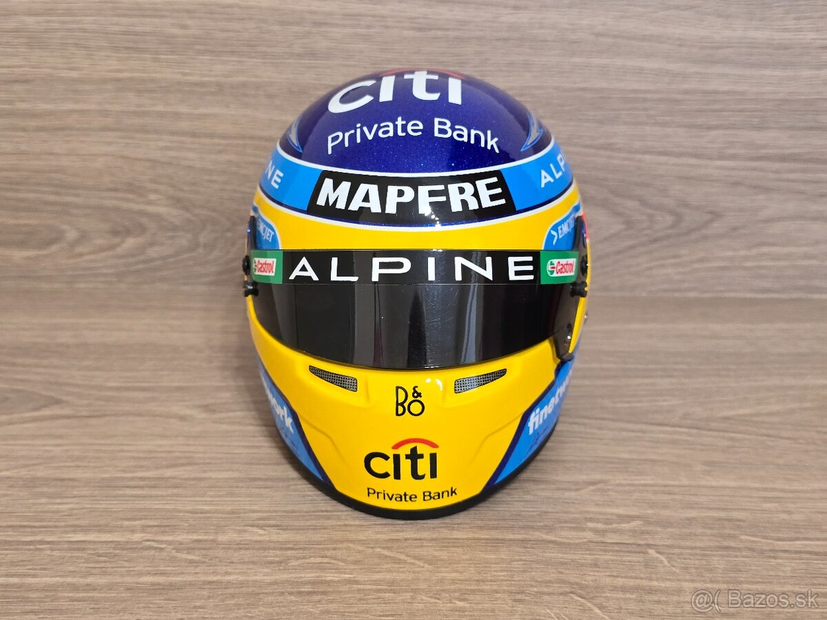 Fernando Alonso 2021 Mini Prilba 1:2 Bell - 3